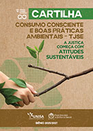 Capa da Cartilha de consumo consciente e boas práticas ambientais do TJSE