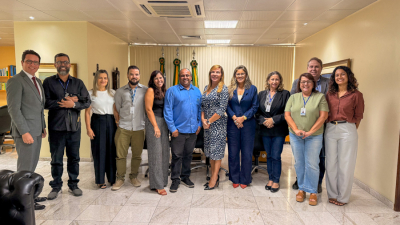 Presidente se reúne com equipes da Diretoria de Comunicação e Cerimonial do TJSE