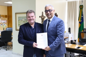Consultor do Prêmio Innovare é recebido pelo presidente Ricardo Múcio