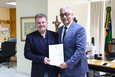 Consultor do Prêmio Innovare é recebido pelo presidente Ricardo Múcio