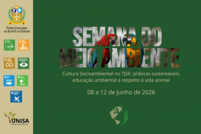 Semana do Meio Ambiente: TJSE reforça compromisso com sustentabilidade ambiental
