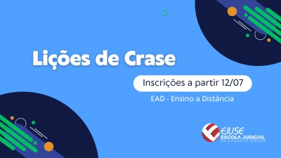 Inscrições para o Curso Lições de Crase estão abertas
