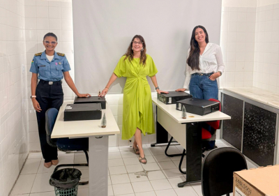 TJSE entrega equipamentos para Patrulha e Cram de Carmópolis