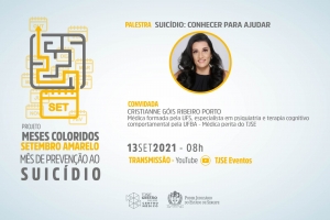 Setembro Amarelo: palestra sobre combate ao suicídio acontecerá na segunda-feira