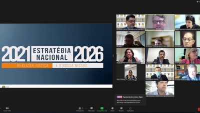 Gestores do TJSE participam da 1ª Reunião de Análise da Estratégia de 2022