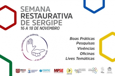 Semana Restaurativa de Sergipe será realizada de 16 a 18 de novembro. Participe!