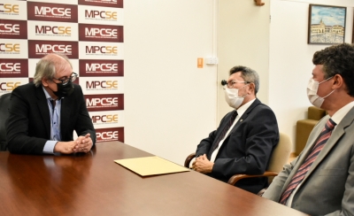 Presidente do TJSE se encontra com Procurador-Geral de Contas do TCE