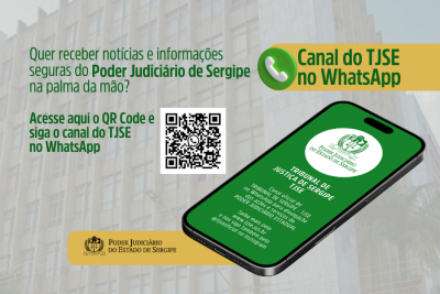 TJSE lança canal público no WhatsApp