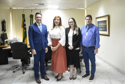 Presidente do TJSE recebe visita de representantes da Energisa