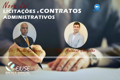 Ejuse informa alteração de datas do Curso Nova Lei de Licitações e Contratos Administrativos (via Zoom)