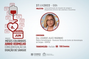 Meses coloridos: palestra sobre doação de sangue acontecerá na segunda-feira