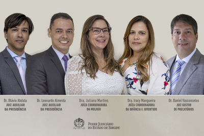 Gestão 2025-2027 do TJSE apresenta os novos juízes auxiliares, de Precatórios e das coordenadorias