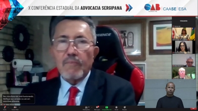 Presidente do TJSE participa da abertura da X Conferência Estadual da Advocacia Sergipana