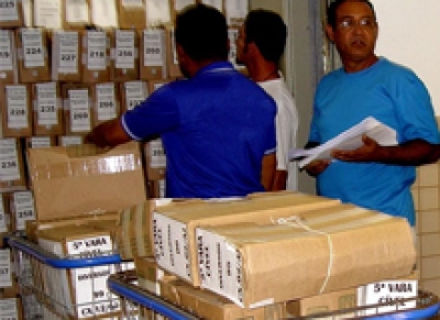 Arquivo recolhe mais de 17 mil caixas de processos