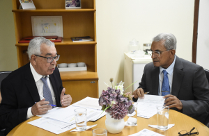 Meta 4 do CNJ: corregedor-geral do TJSE recebe corregedor-geral do MPSE para reforço nas ações