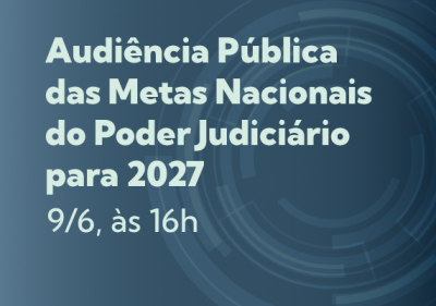 TJSE participará de audiência pública nacional sobre metas do Judiciário para 2027