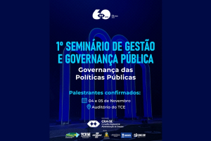 Presidente e Secretário de Planejamento participarão como painelistas em evento sobre gestão e governança pública
