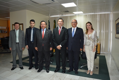 TJSE recebe visita de representantes do Conselho Nacional do MP