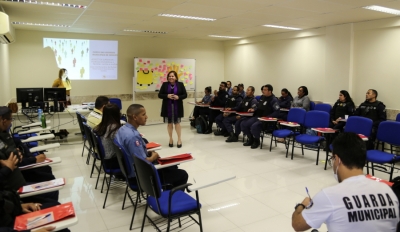 Realizada quinta capacitação com as Guardas Municipais para implantação de Patrulhas Maria da Penha