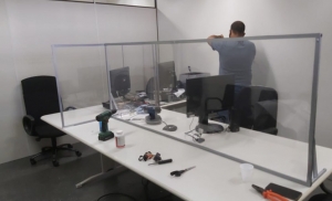 Salas de Audiência do TJSE terão proteção de acrílico