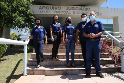 Arquivo Judiciário recebe visita de equipe do Arquivo Municipal de São Cristóvão