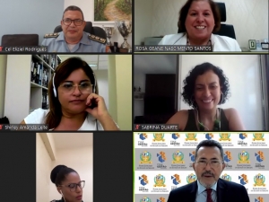 TJSE e PM se reúnem para discutir expansão da Ronda Maria da Penha