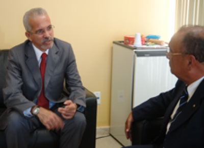 Edvaldo Nogueira visita Desembargador Osório Ramos