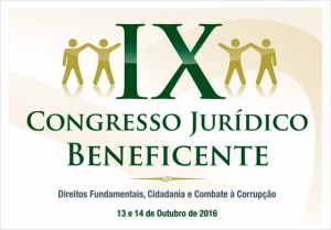 IX Congresso Jurídico Beneficente acontecerá em Aracaju nos dias 13 e 14 de outubro