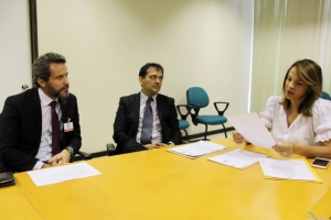Corregedora Geral de Justiça recebe visita de Delegados da Receita Federal