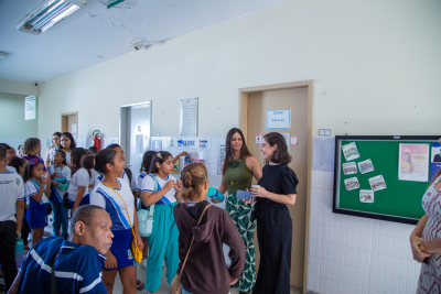 Pauta Verde: alunos participam de educação ambiental no fórum do Marcos Freire II