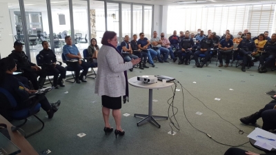 Guardas Municipais são capacitadas para implantação de Patrulhas Maria da Penha