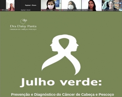 Julho Verde: saiba como prevenir e diagnosticar tumores de cabeça e pescoço