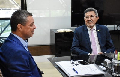 Presidente Edson Ulisses visita Governador Fábio Mitidieri