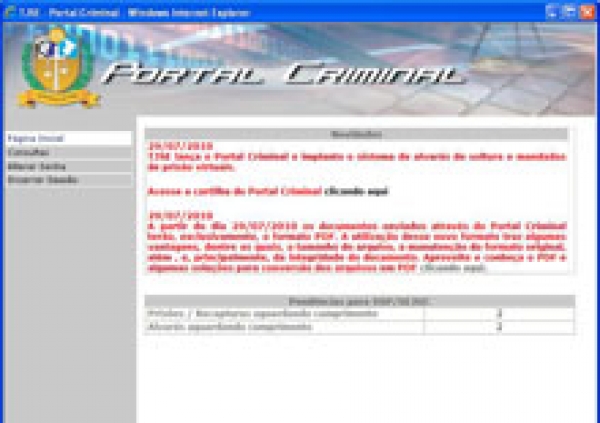 TJSE lança o Portal Criminal e implanta sistema de alvarás de soltura e mandados de prisão virtuais