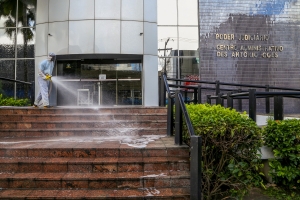 Prédios do Judiciário sergipano passam por ação de desinfecção
