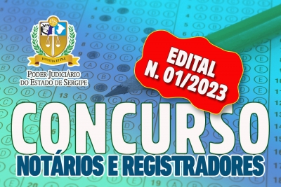 Provas do concurso público para notários e registradores serão no domingo, dia 26