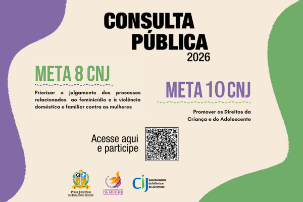 Consulta p&uacute;blica: participe e opine sobre as Metas 8 e 10 do CNJ at&eacute; 13/5