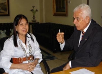 Presidente do TJSE recebe visitas