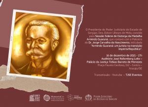 Poder Judiciário concederá Medalha Armindo Guaraná na próxima quinta-feira