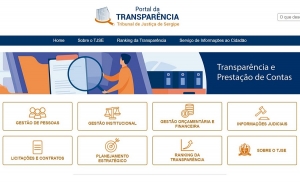Novo portal do TJSE reúne todas as informações relativas à transparência