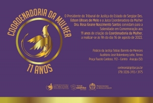 Aniversário de 11 anos da Coordenadoria da Mulher será comemorado nessa terça