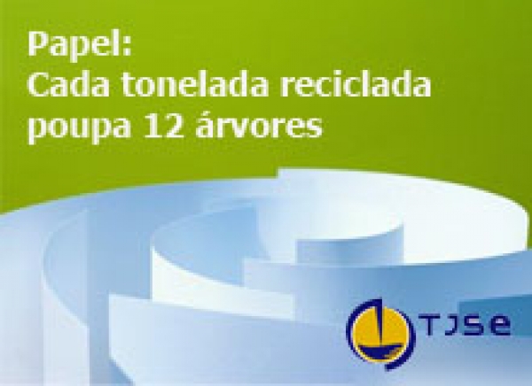 Reciclagem de papel abrangerá todos os Fóruns