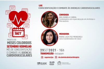 Live do Nupemec falará sobre doenças cardiovasculares na quarta-feira