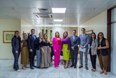 Presidente do TJSE recebe Seasic e PGE-SE