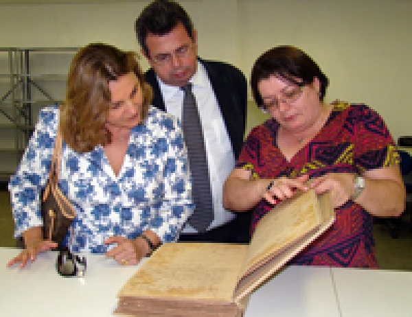 Presidente do TJSE e Corregedora visitam Arquivo Judiciário