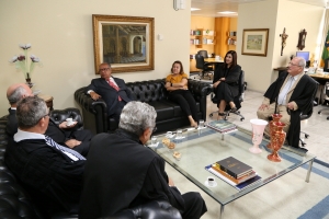 Presidente do TJTO visita o Judiciário sergipano