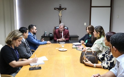 Presidência e Corregedoria recebem gestores do Detran para definir destinação de veículos apreendidos