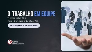 Curso O Trabalho em Equipe (turma 02/2023) está com inscrições abertas
