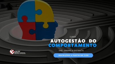 Inscrições abertas para o curso Autogestão do comportamento (Turma 02/2024)