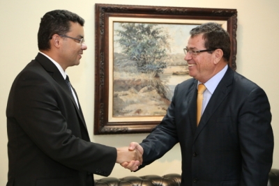 Presidente do TJSE recebe diretoria da Adepol